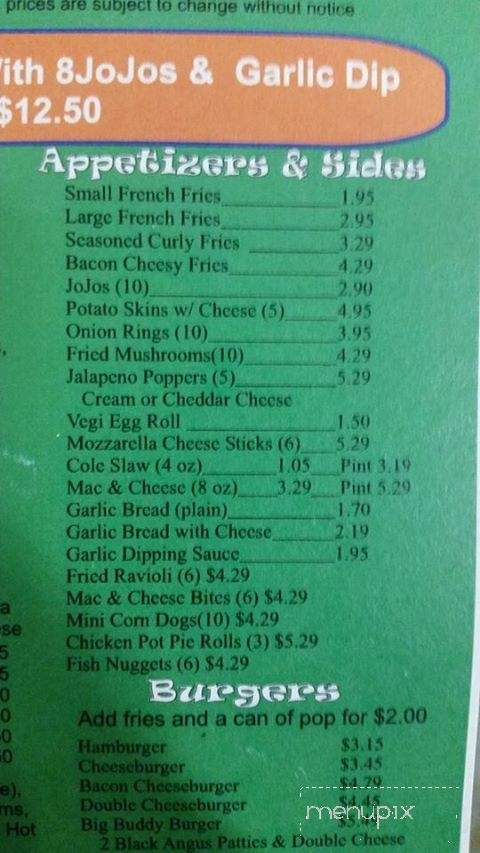 Nick's Pizza - Akron, OH menu_pic