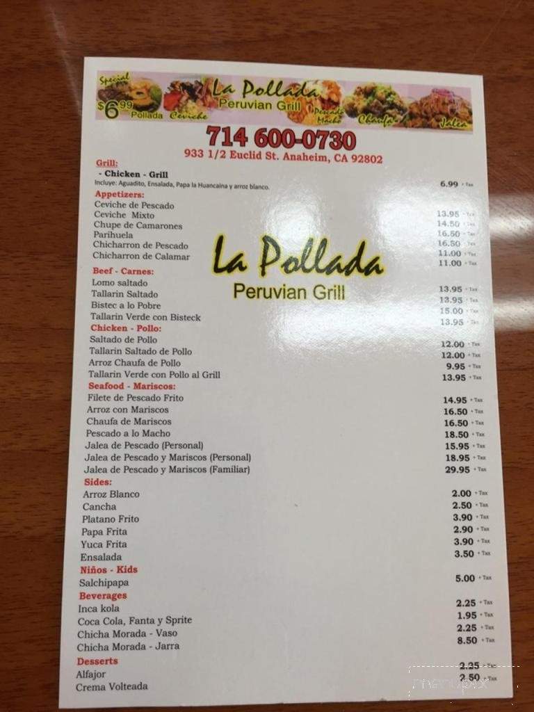 /380338615/La-Pollada-Peruvian-Grill-Anaheim-CA - Anaheim, CA