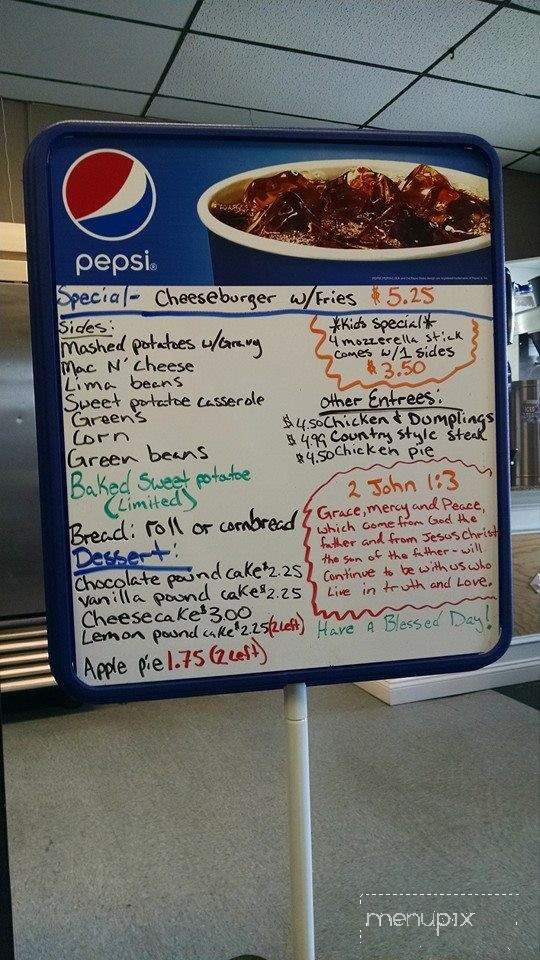 Jeri's Diner of Asheboro - Asheboro, NC menu_pic