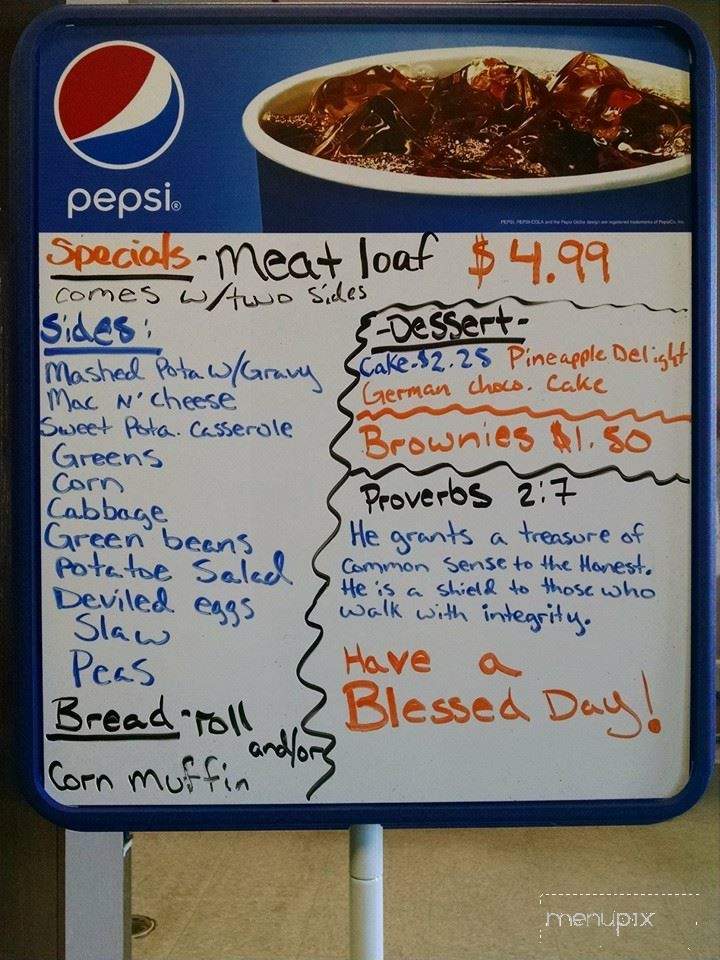 Jeri's Diner of Asheboro - Asheboro, NC menu_pic
