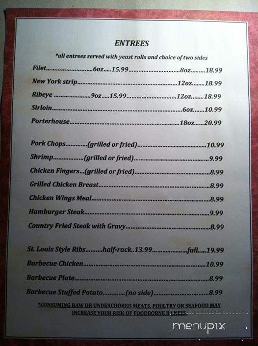 Mac's Sports Bar & Steakhouse - Athens, AL menu_pic