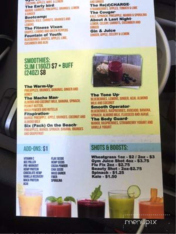Gymjuice - Atlanta, GA menu_pic