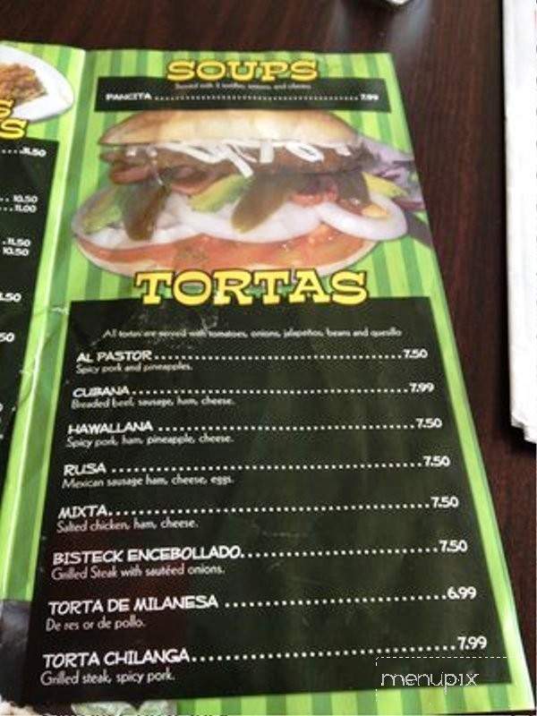 El Patron Restaurant - Atlantic City, NJ menu_pic