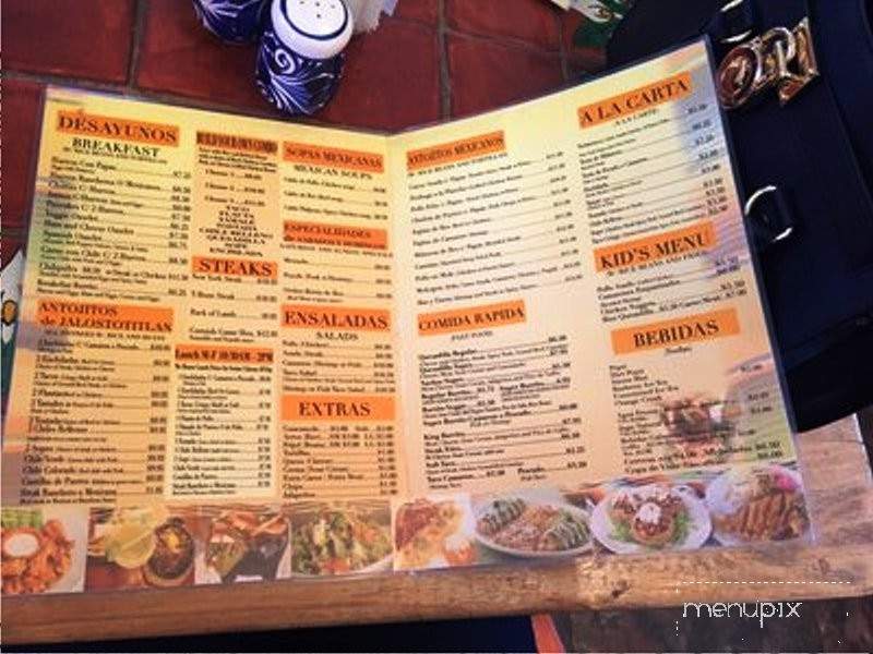 Isabella's Bar & Grill - Atwater, CA menu_pic