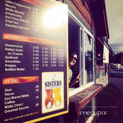 Two Sisters Espresso - Auburn, WA menu_pic