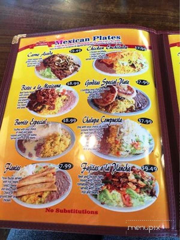 La Tapatia - Austin, TX menu_pic