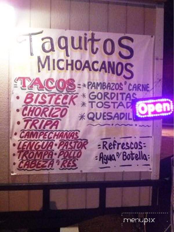 Taquitos Michoacanos - Austin, TX menu_pic