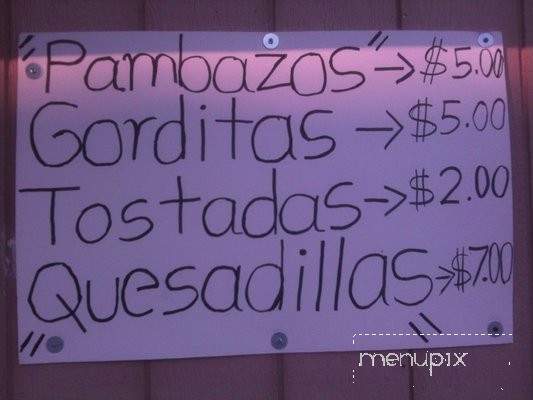 Taquitos Michoacanos - Austin, TX menu_pic