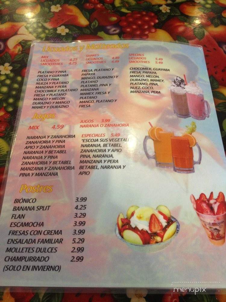 Tortas Sinaloa - Baldwin Park, CA menu_pic