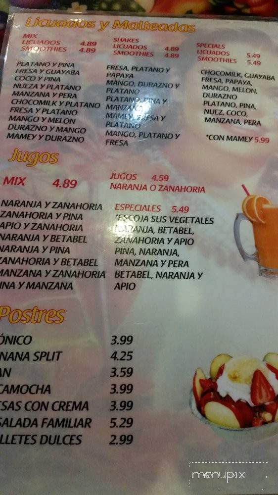 Tortas Sinaloa - Baldwin Park, CA menu_pic