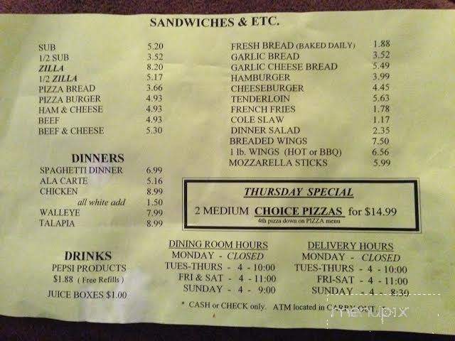 Pizza Daves - Bartonville, IL menu_pic