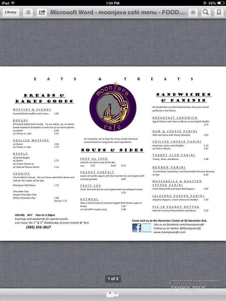 /380329200/Moonjava-Cafe-Batavia-NY - Batavia, NY