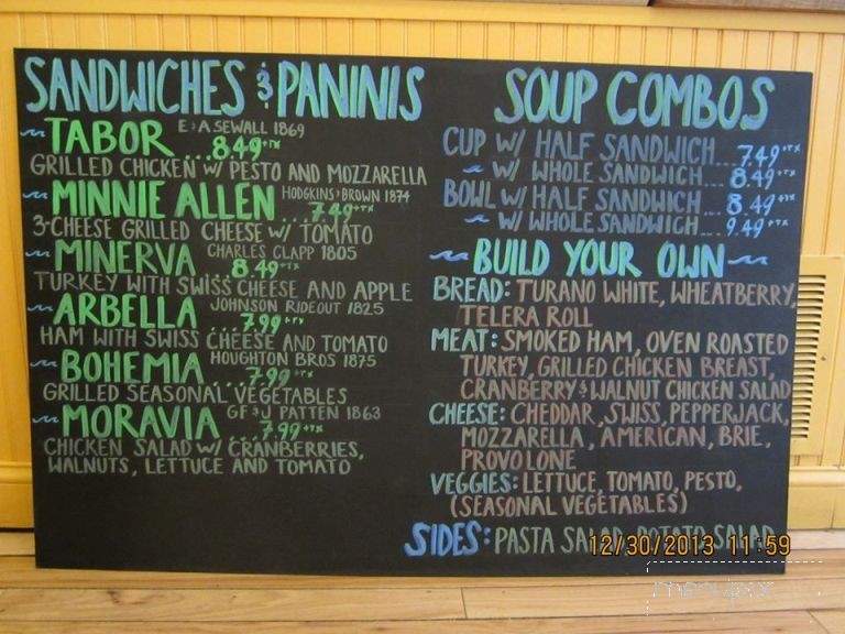 Dot's Ice Cream Shop - Bath, ME menu_pic