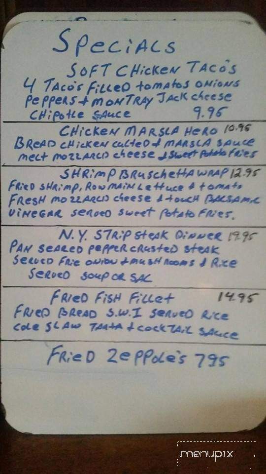 Starting Point Bar & Grill - Bayonne, NJ menu_pic