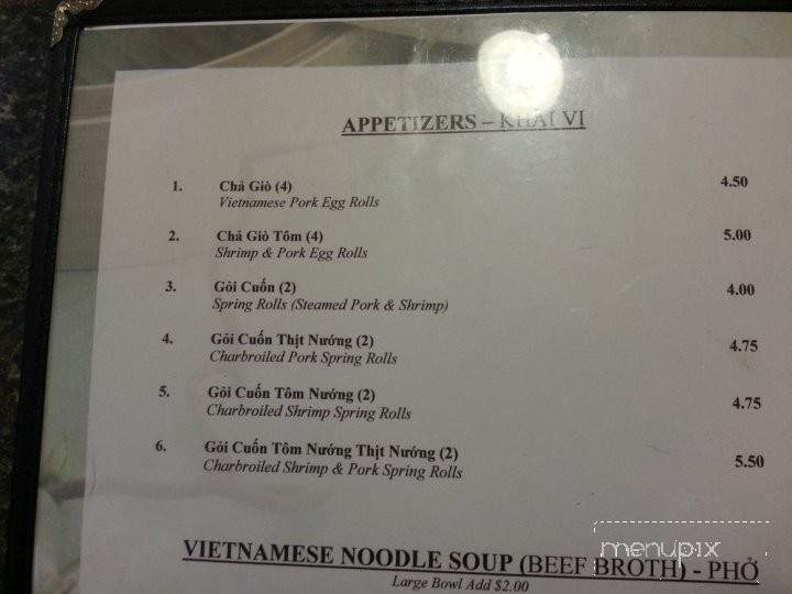 Pho Four Seasons - Beaumont, TX menu_pic