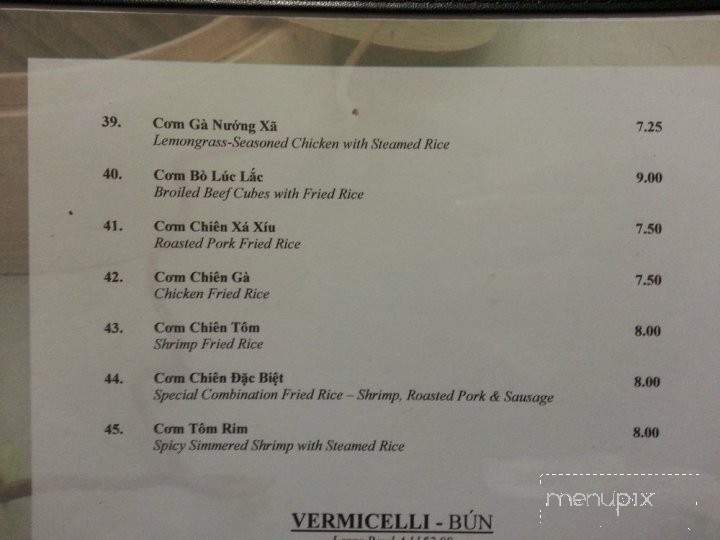 Pho Four Seasons - Beaumont, TX menu_pic