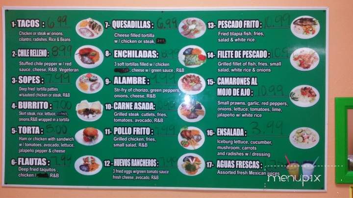 Lupita's Tienda Mexicana - Belfair, WA menu_pic