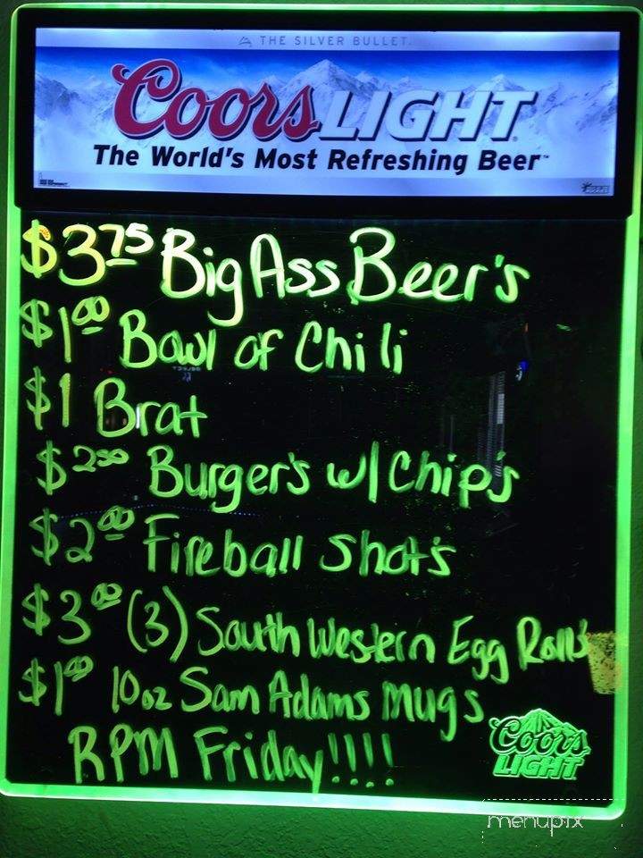 Backstop Bar & Grill - Belvidere, IL menu_pic