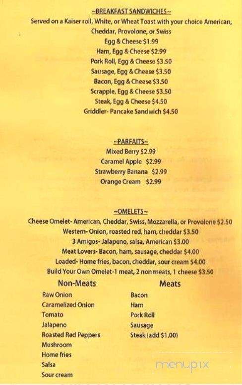Hay Creek Snack Shack - Birdsboro, PA menu_pic