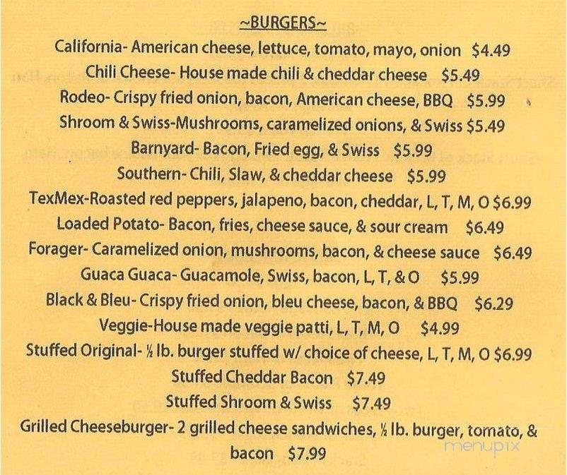 Hay Creek Snack Shack - Birdsboro, PA menu_pic