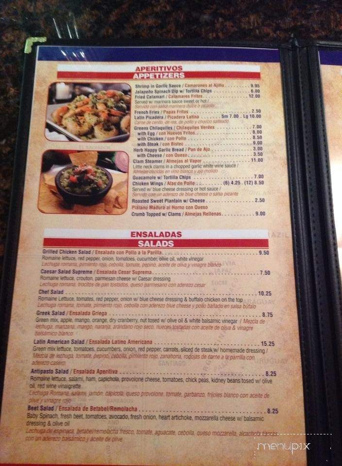 Latin American Cuisine - Boonton Township, NJ menu_pic