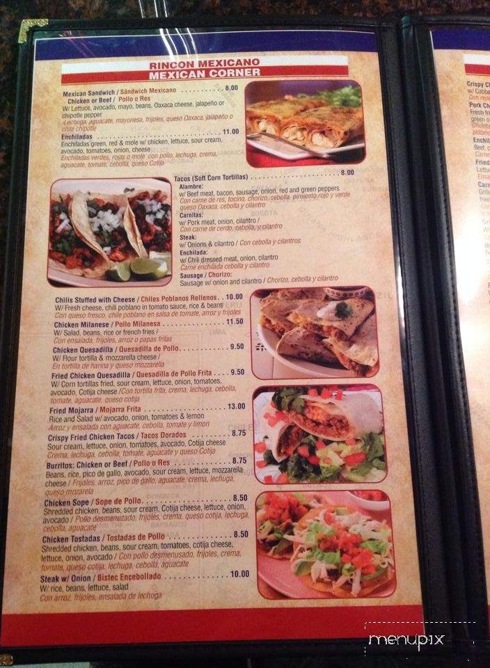 Latin American Cuisine - Boonton Township, NJ menu_pic