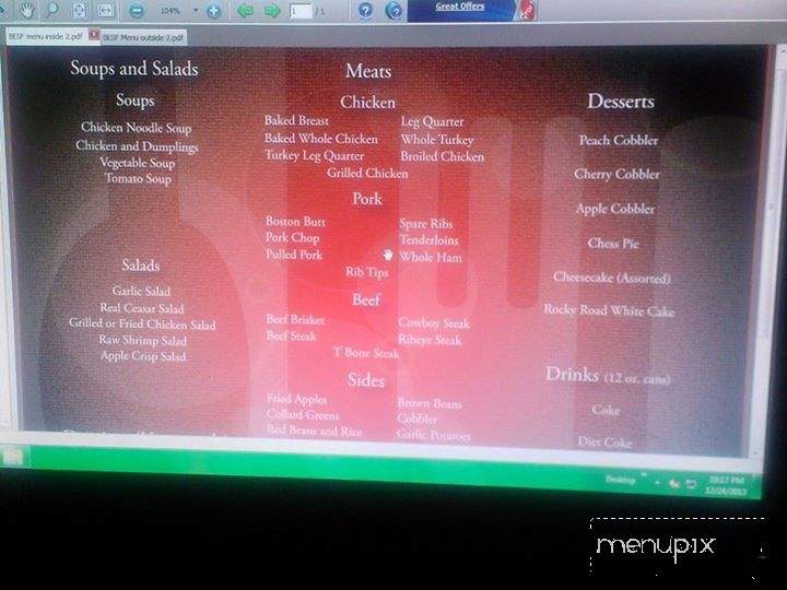 Big Easy Soulfood - Bowling Green, KY menu_pic