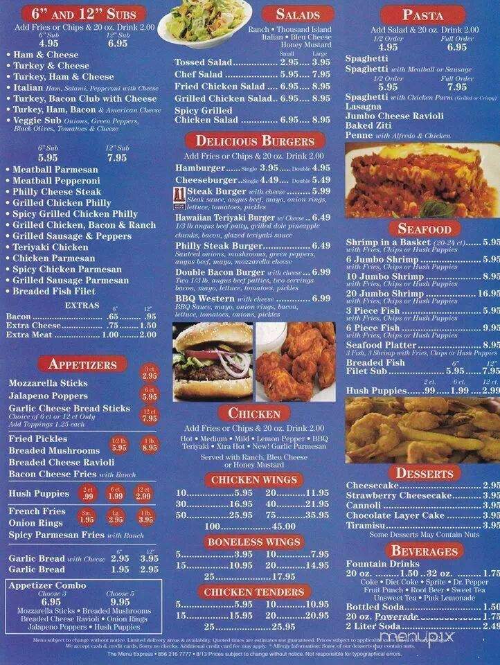 Giovanni's Pizza & Subs - Bremen, GA menu_pic