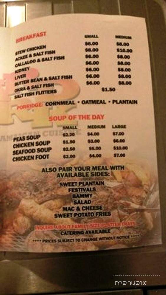 Yard Jerk - Bridgeport, CT menu_pic