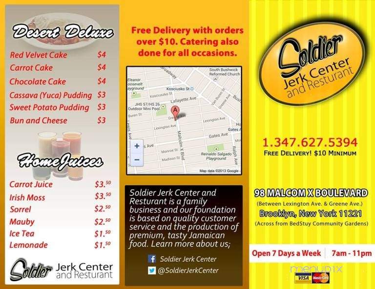 /380329627/Soldier-Jerk-Center-and-Restaurant-Brooklyn-NY - Brooklyn, NY
