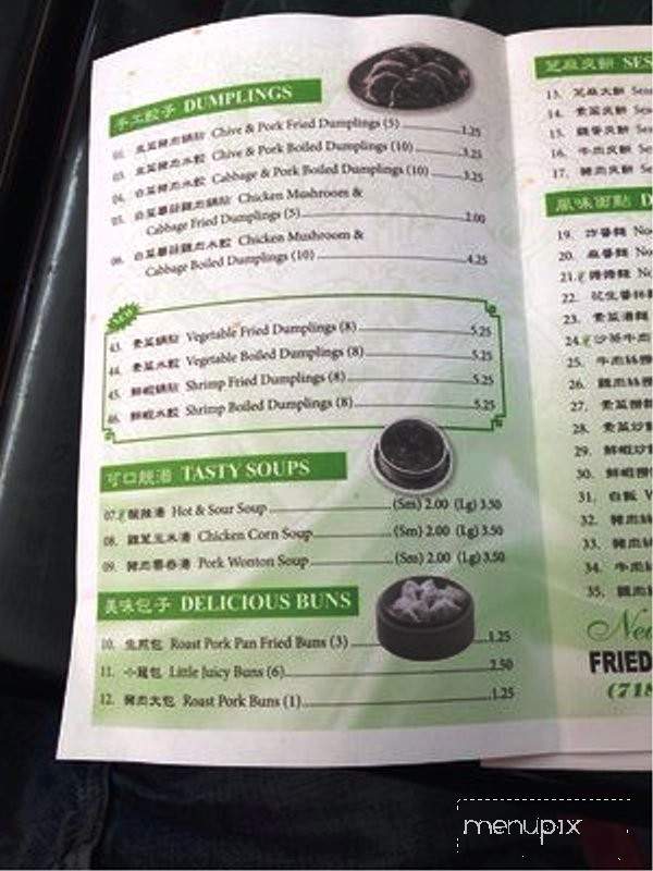 Golden Fried Dumpling - Brooklyn, NY menu_pic