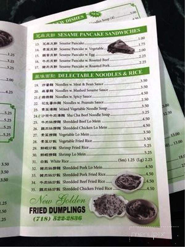 Golden Fried Dumpling - Brooklyn, NY menu_pic