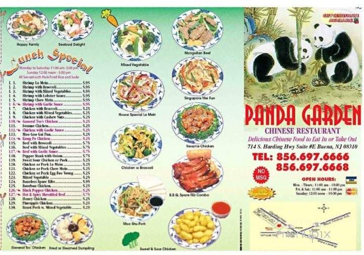 Panda Garden - Buena, NJ menu_pic