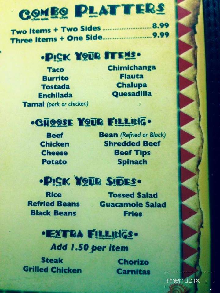 Don Juan Mexican Bar and Grill - Buffalo, NY menu_pic