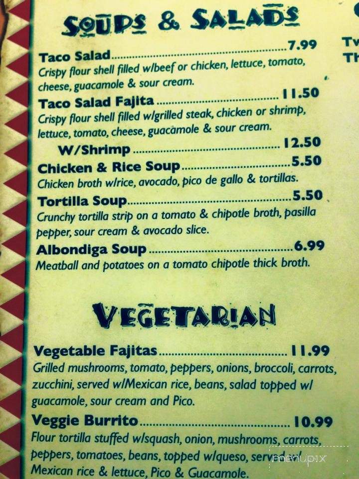 Don Juan Mexican Bar and Grill - Buffalo, NY menu_pic