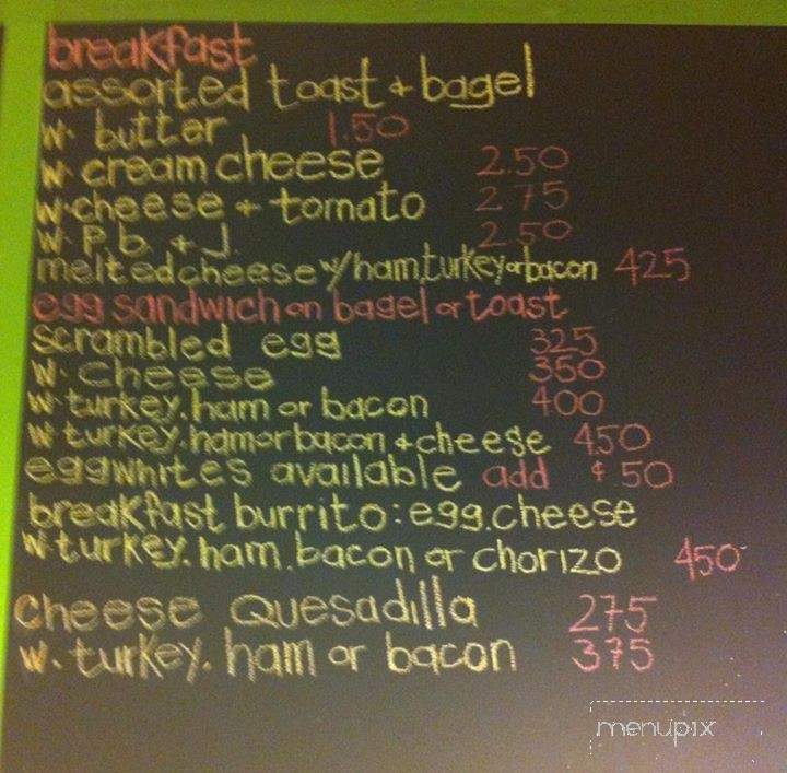 Focus Room Cafe - Burbank, CA menu_pic