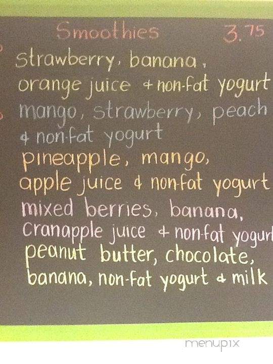 Focus Room Cafe - Burbank, CA menu_pic