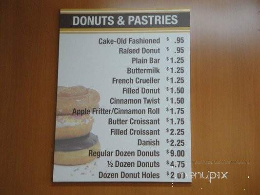 Happy Donut Shop - Los Angeles, CA menu_pic