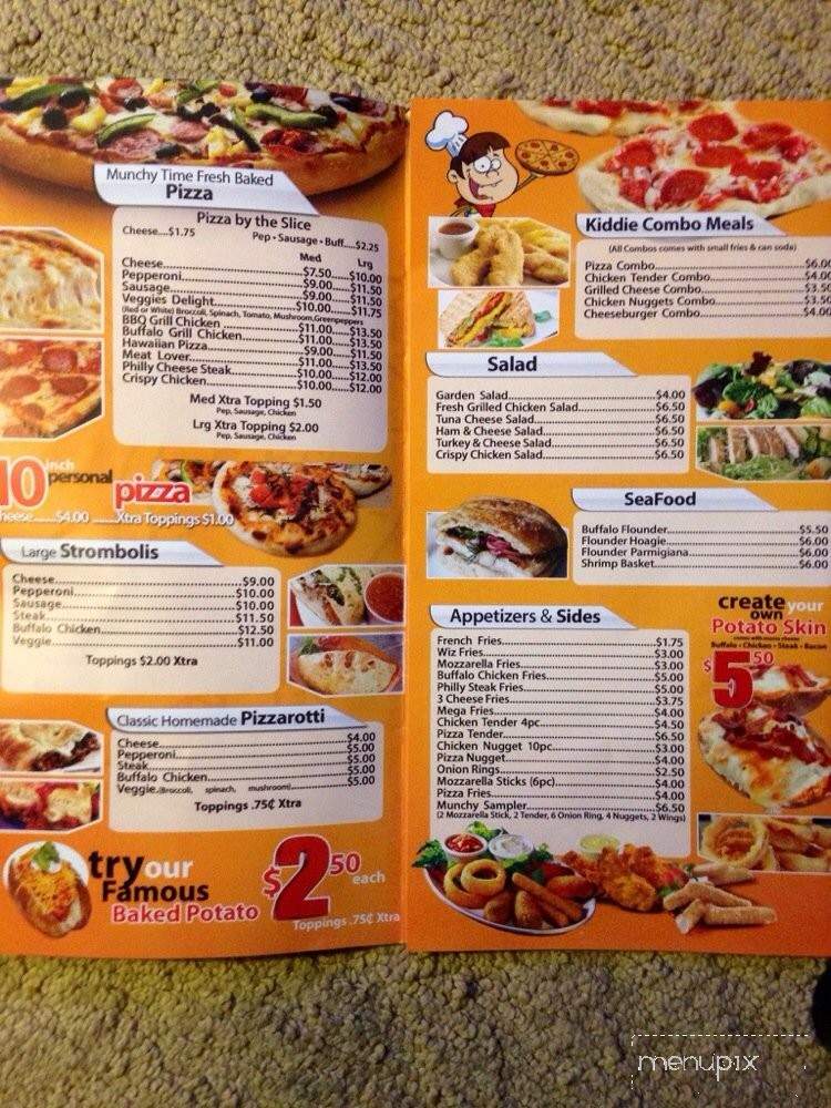 Munchy Time - Camden, NJ menu_pic