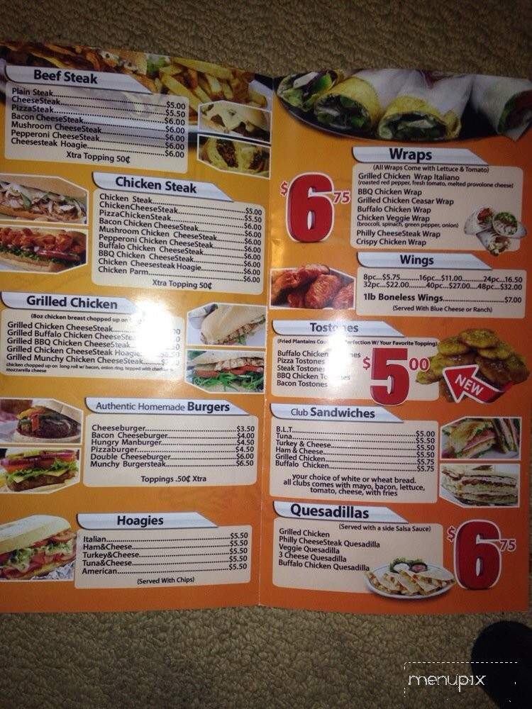 Munchy Time - Camden, NJ menu_pic