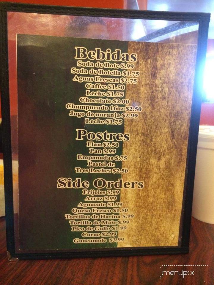 Tacos El Troquero - Canutillo, TX menu_pic