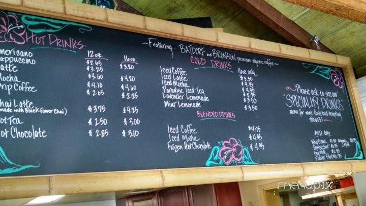 Calypso's Cove - Capitola, CA menu_pic