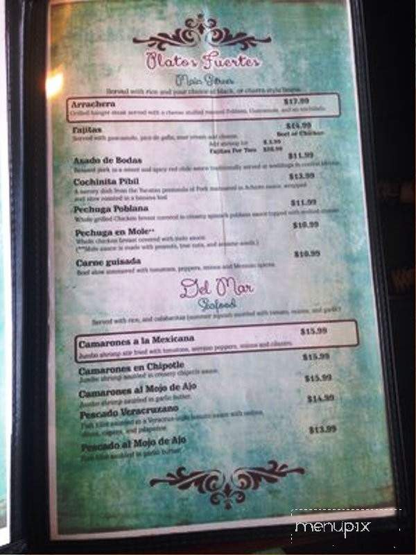 Cielito Lindo Mexican Cuisine - Cedar Park, TX menu_pic