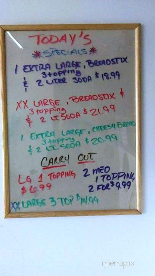 Bella's Pizzeria - Chaparral, NM menu_pic
