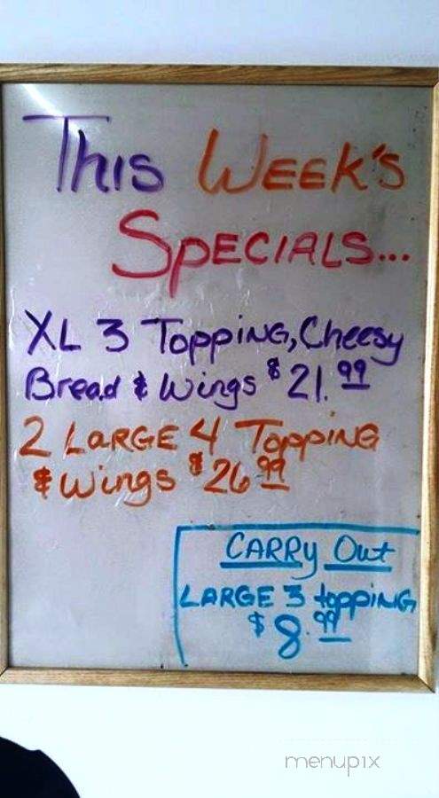 Bella's Pizzeria - Chaparral, NM menu_pic