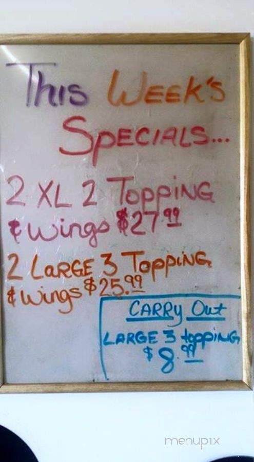 Bella's Pizzeria - Chaparral, NM menu_pic