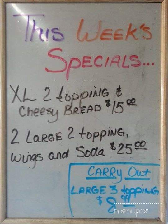Bella's Pizzeria - Chaparral, NM menu_pic
