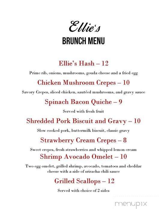 Ellie's Steak and Seafood - Chapin, SC menu_pic