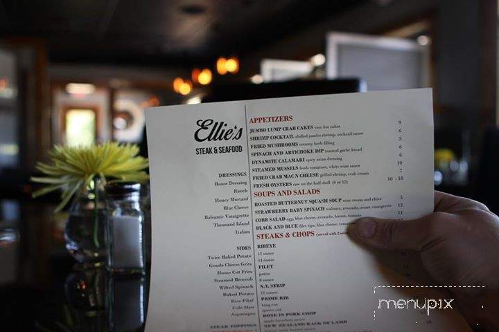 Ellie's Steak and Seafood - Chapin, SC menu_pic