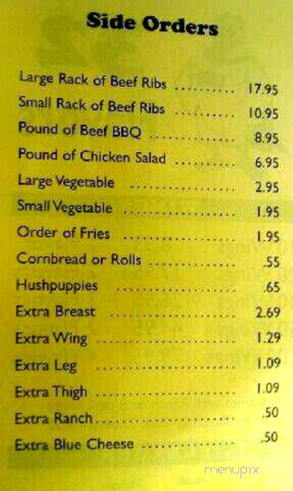 Uncle Rob Wings n Things - Chesapeake, VA menu_pic